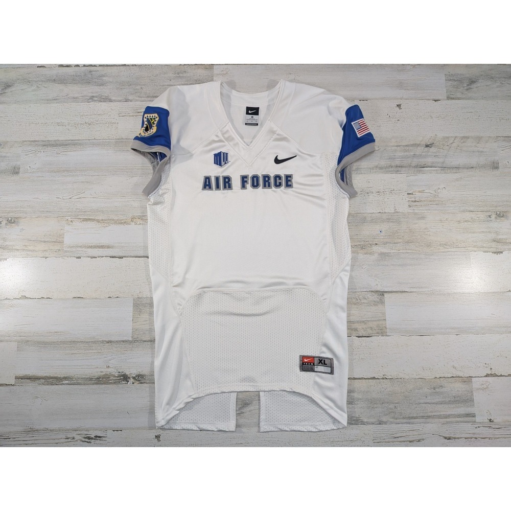 Nike Air Force Falcons Jersey Mens XL Team Issue Non Solum Armis White Football